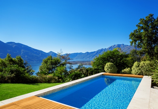 Deska tarasowa Teak basen