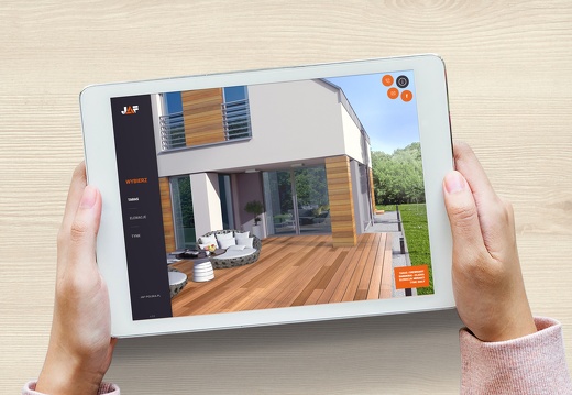 JAF Nowoczesne tarasy kompozytowe Wizualizator