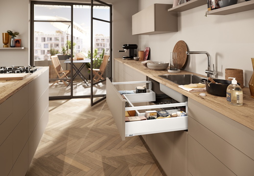 JAF Nowoczesne okucia nowoczesny dom BLUM MERIVOBOX 1 ©Blum