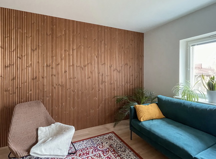 Lunawood Thermowood Interior Private Apartment Finland 2021